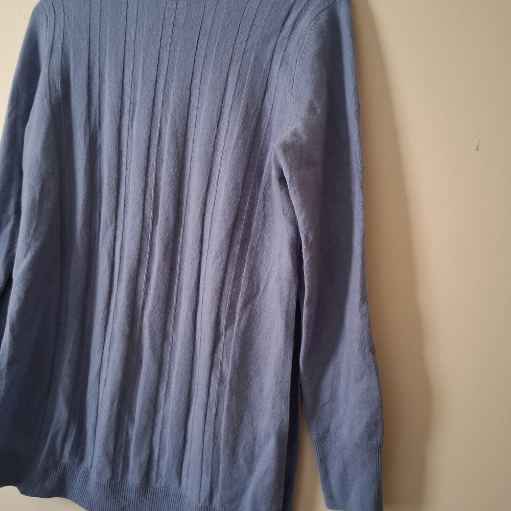 Elegant Blue Turtleneck Sweater